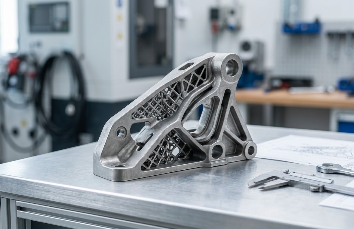 Pièces imprimées en 3D pour la construction mécanique