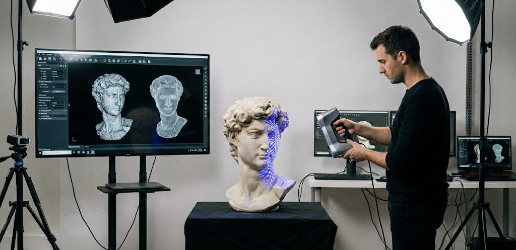 3D scanning and reverse engineering
