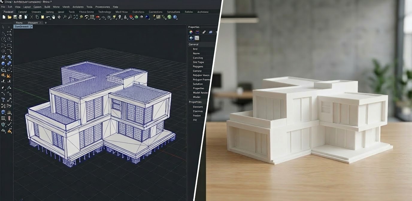 Dal modello architettonico alla stampa 3D