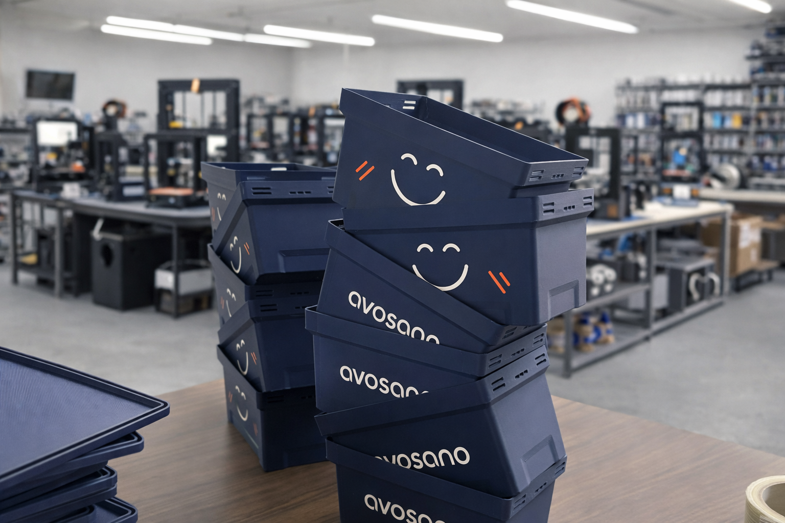 Industrial 3D printing serial production